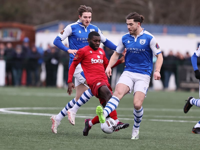 Worthing in action away to Tonbridge Angels in National League South