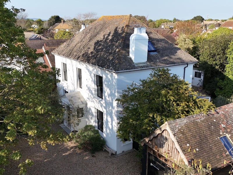 The detached Georgian home is located in Cakeham Road, West Wittering