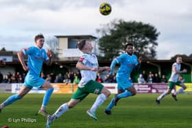The Rocks attack versus Potters Bar - but they had to settle for a point from a 2-2 draw | Picture: Lyn Phillips