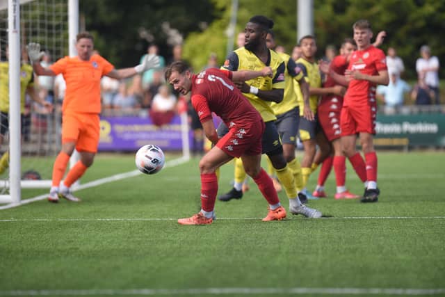 Images from Worthing v Eastbourne Borough in National South