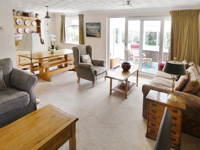 This three-bedroom detached bungalow has come on the market with Glyn Jones priced at £550,000, with no forward chain