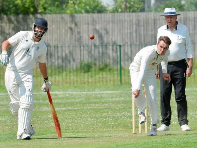 Three Bridges went joint top of the Sussex Cricket League Premier Division after a four-wicket win against bottom side Worthing. Photographer Stephen Goodger was on hand to catch the action