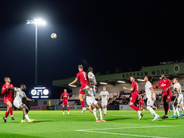 Boreham Wood v Worthing in National League South