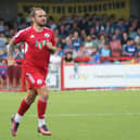 Dominic Telford missed a late penalty for Crawley Town in their 1-0 defeat at Tranmere Rovers. Picture by Cory Pickford