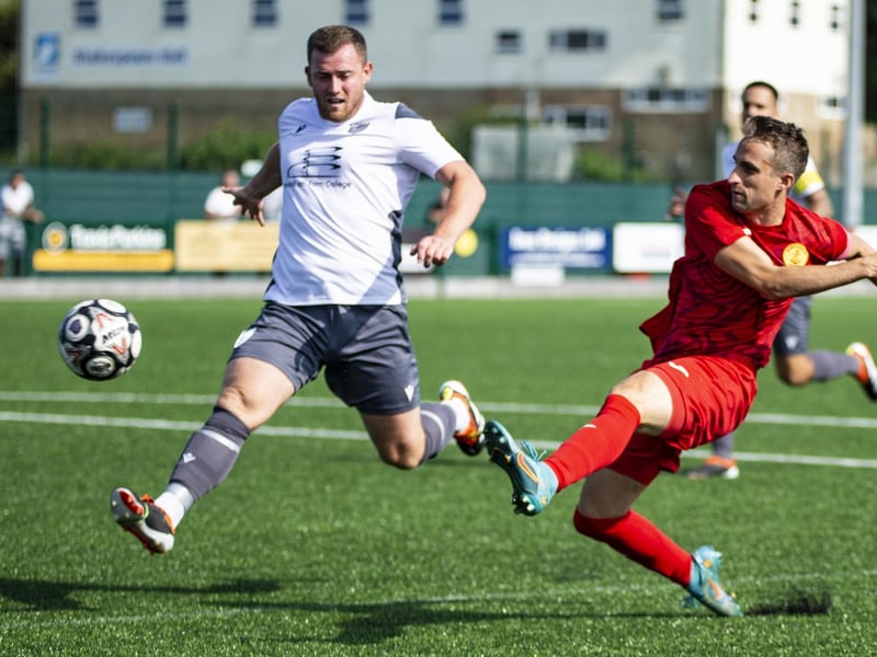 Newhaven v Bexhill United in the SCFL premier