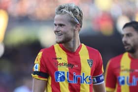 Brighton & Hove Albion have joined the likes of Premier League rivals Leeds United, West Ham United and Southampton in the race to sign Denmark under-21 international and Lecce midfielder Morten Hjulmand, according to latest reports. Picture by Maurizio Lagana/Getty Images