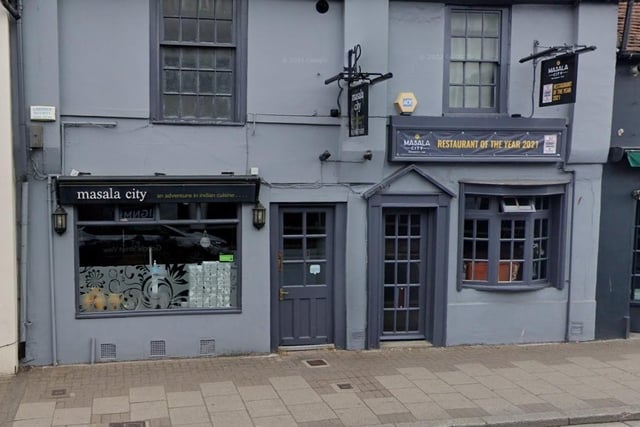 Masala City in St Pancras, Chichester, is a popular Indian restaurant with a rating of 4.8 stars from 350 reviews.