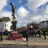 Eastbourne's Remembrance Day service. Picture from Visit Eastbourne