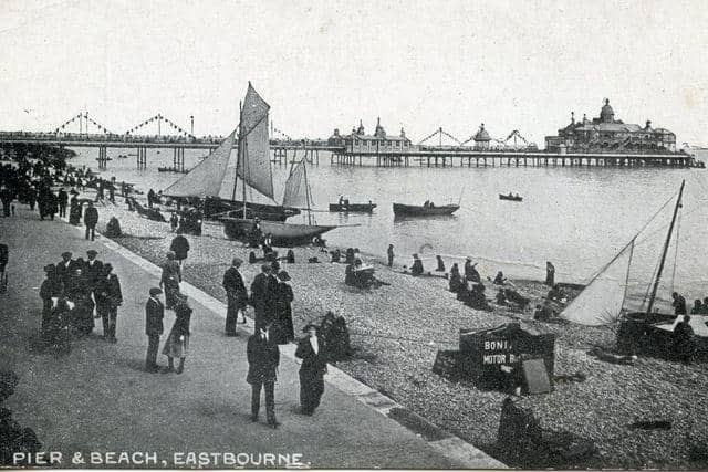 Sail boats on the beach