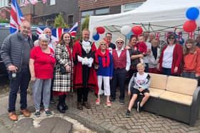 The Platinum Jubilee weekend in Hastings. Mayor of Hastings Cllr James Edward Bacon is pictured visiting the event.