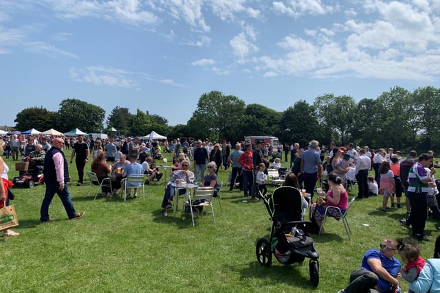 The sun was shining at the carnival's afterparty, which took place at West Park.