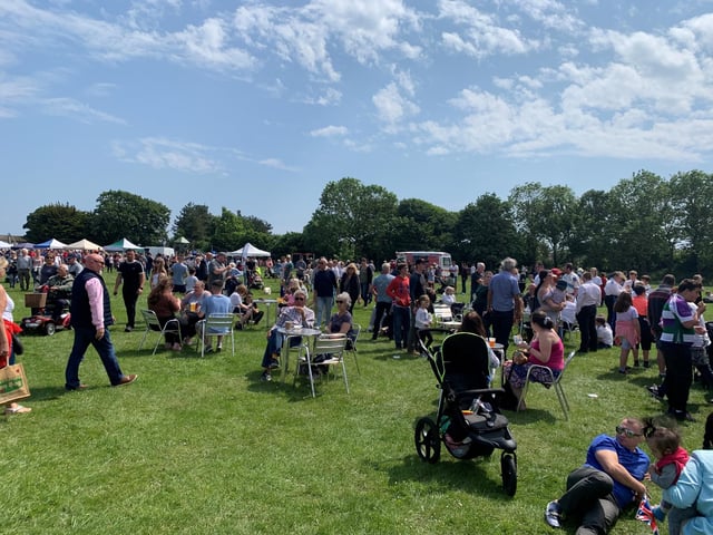 The sun was shining at the carnival's afterparty, which took place at West Park.