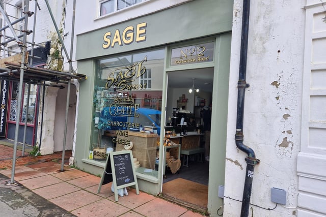 Sage is the place to go for cheese, wine, speciality coffee and charcuterie