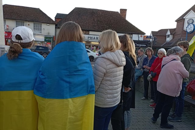 Hailsham vigil for Ukraine