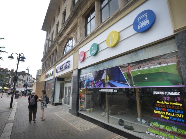 Owens, a family fun factory, will span three floors of the 77,000 square foot building previously occupied by Debenhams on Robertson Street.