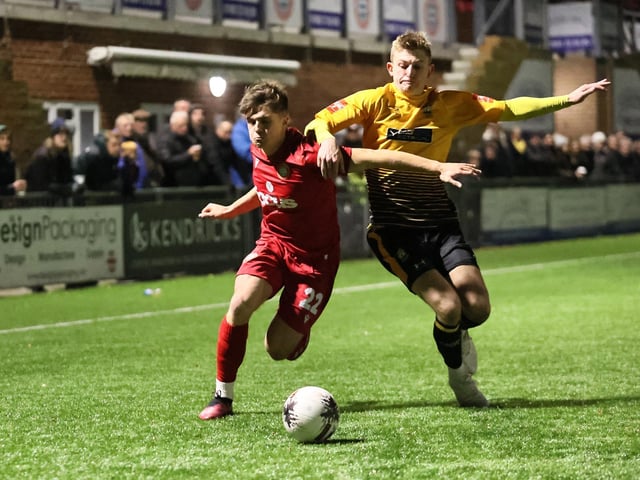Worthing take on Littlehampton Town in the Sussex Senior Cup