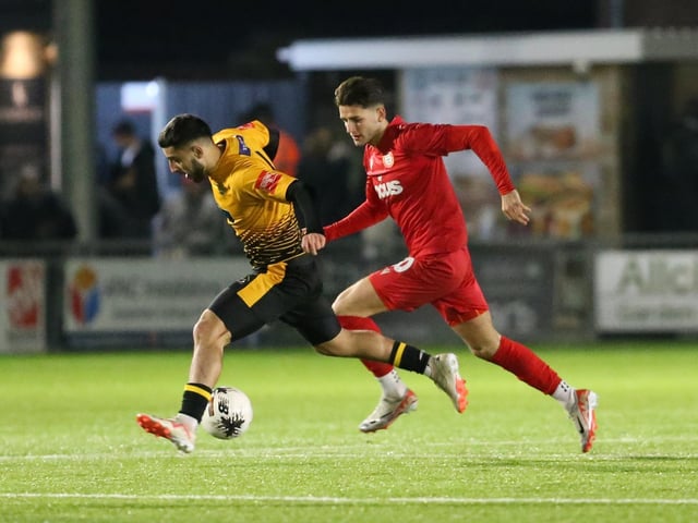 Worthing take on Littlehampton Town in the Sussex Senior Cup