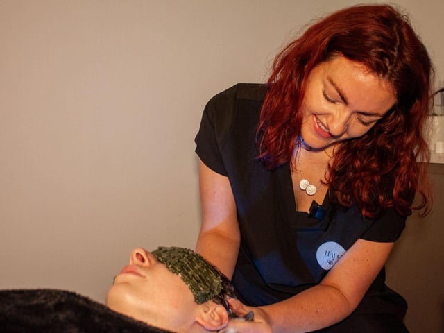Yasmin Harris runs Halo & Silk, offering Japanese head therapy and bespoke facials