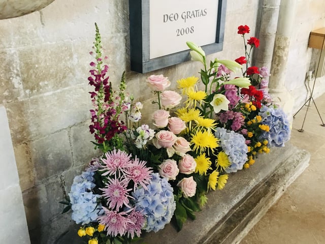 Chichester Cathedral has been filled with wonderful floral displays for the past few days / Picture: Steve Bone