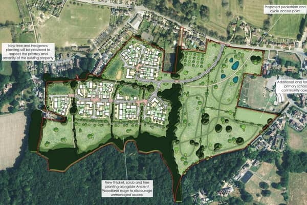 An illustrative plan for the overall site. Image: Taylor Wimpey UK Ltd
