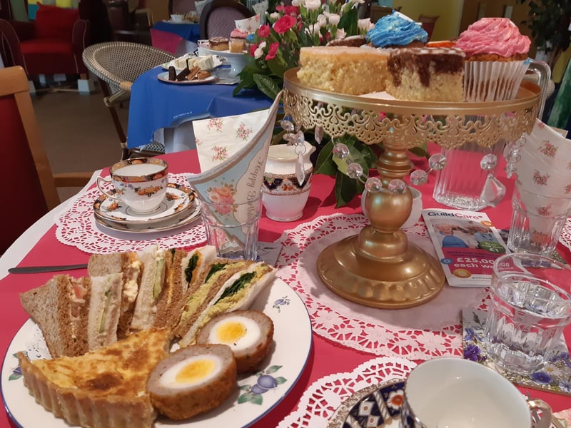 Members and guests gathered at Haviland House on Friday, September 15, for the annual meeting and a 90th birthday vintage afternoon tea to celebrate Guild Care's support for the community of Worthing and surrounding areas
