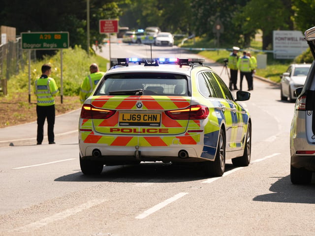 A 35-year-old man has died following a fatal collision in Fontwell, Sussex Police have confirmed.
