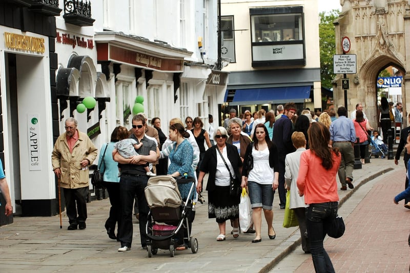 This series of photos taken by the Observer in a busy Chichester city centre on May 28, 2009, remind us of the changing face of our high street.