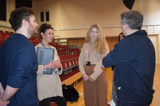Collyer’s BTEC Media and A level Media students recently welcomed Silvertip Films to the college 