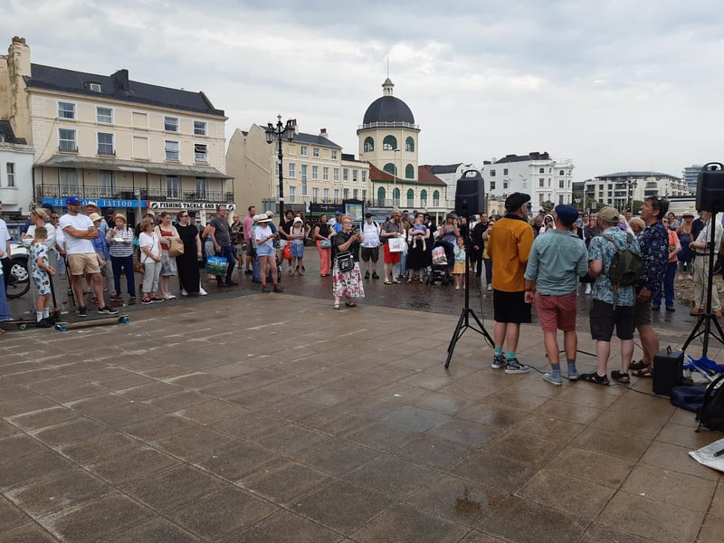 The Worthing Fishermen Society celebration on Sunday, bestowing honours upon Norman Bashford and his family