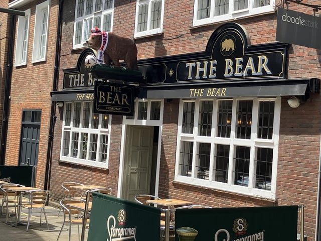 Mick Turner said: "The Bear 🐻" The Bear is in Market Square.