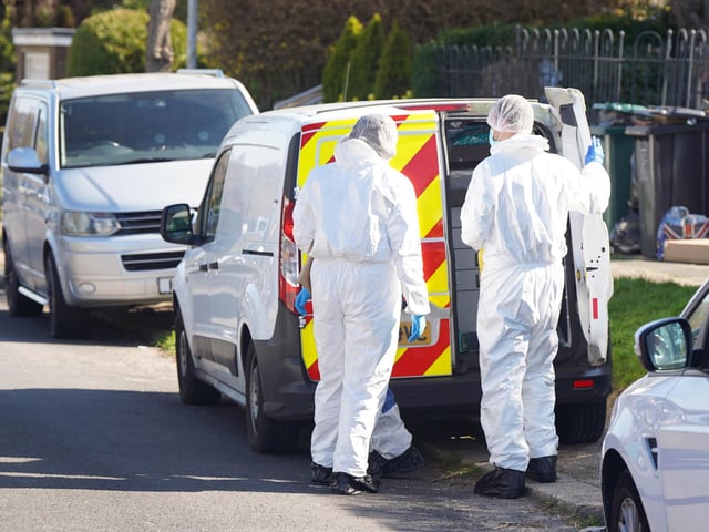 A police presence remains at a property in Sussex, after a man was found dead and a woman and child were seriously injured.