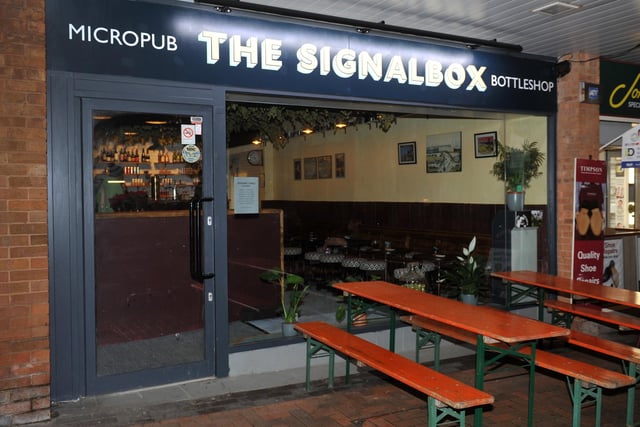 The Signalbox is opposite the bandstand in Church Walk, Burgess Hill, and opened its doors on Thursday, December 7