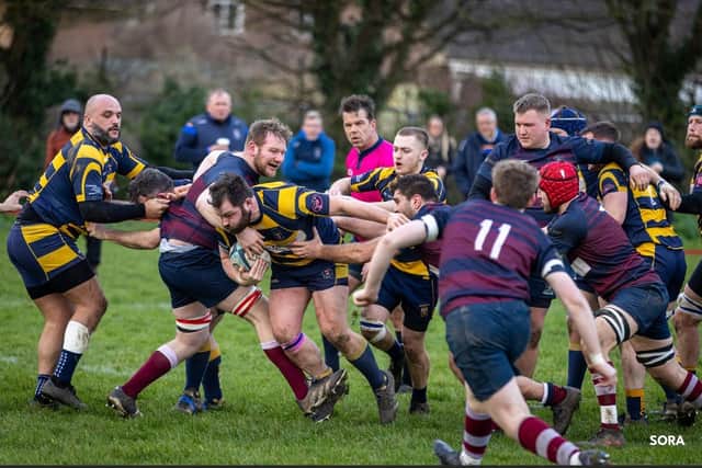 Joe Bettles on another forward charge | Picture by Glen Smith for ERFC