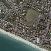 WW/23/01182/FUL: 1 Marine Drive, West Wittering. Demolition of existing dwelling and construction of 2 no. detached dwellings and associated works. (Photo: Google Maps)