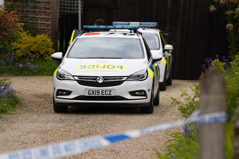 Police officers have found the body of a woman at a property in Chestnut Walk, Tangmere