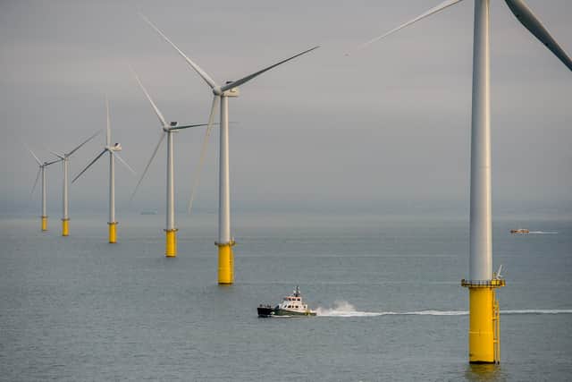 The Rampion wind farm has been generating energy for five years. Picture: Rampion/Darren Cool www.dcoolimages.com