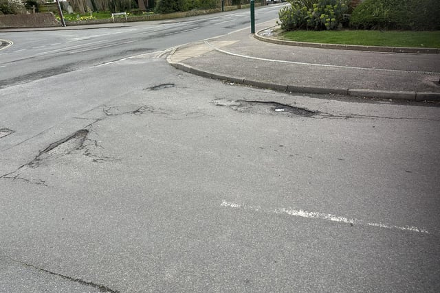 Potholes have been reported in Bognor Regis, Felpham and Flansham.