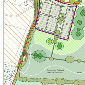 Detailed plans for 78 homes, including 28 affordable properties, have been submitted for land west of Ravenscroft in Storrington. Photo: A2Dominion Developments Limited