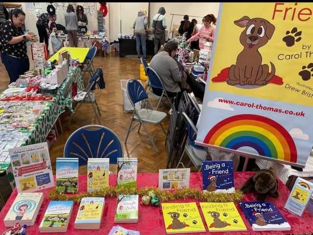 A Christmas craft market at Georgian Gardens Community Primary School in Rustington has raised just over £1,000 towards new laptops for the children