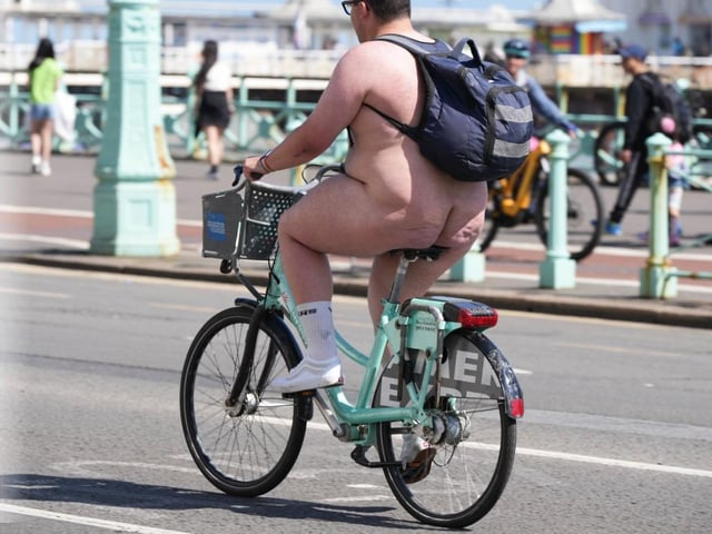 The Brighton Naked Bike Ride took place on Sunday, June 12