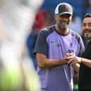 Roberto De Zerbi has been linked with the soon-to-be vacant Liverpool manager position, as Jurgen Klopp set to leave the club. (Photo by GLYN KIRK/AFP via Getty Images)