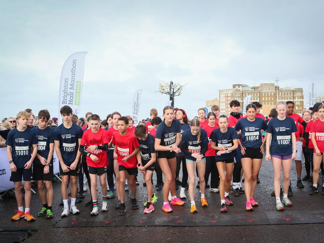 Scenes from the 2024 Brighton Half Marathon