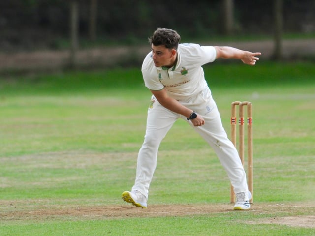 Action from Findon CC's Sussex League division two clash with Burgess Hill