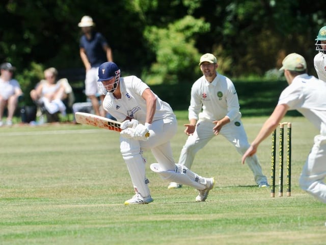 Action from Chippingdale v Broadwater CC in Division 4 West of the Sussex Cricket League