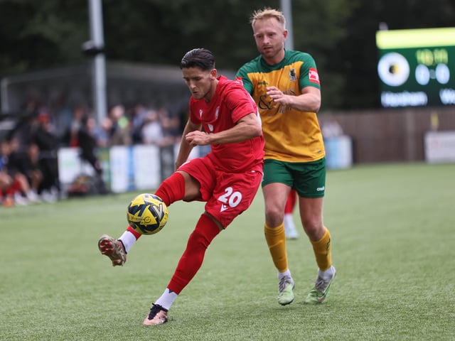 Action from Worthing FC's 3-0 friendly win at Horsham