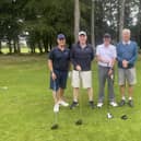 The lead team from Horsham Seniors away at Hoebridge Golf Club.
