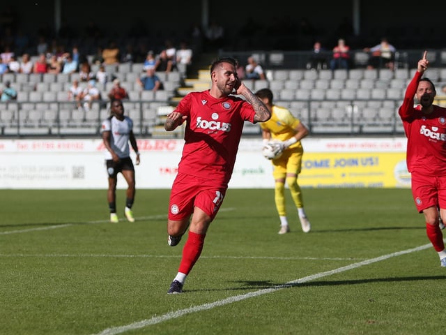 Action from Worthing's win at Dover in National League South