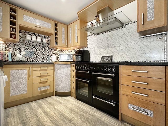 This delightful two-bedroom, end-terrace house in a quiet cul-de-sac has just come on the market with Graham Butt, priced at £330,000.