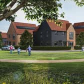 An artist’s impression of the homes being built in the second phase of Bellway’s Fallow Wood View development. Image: Bellway