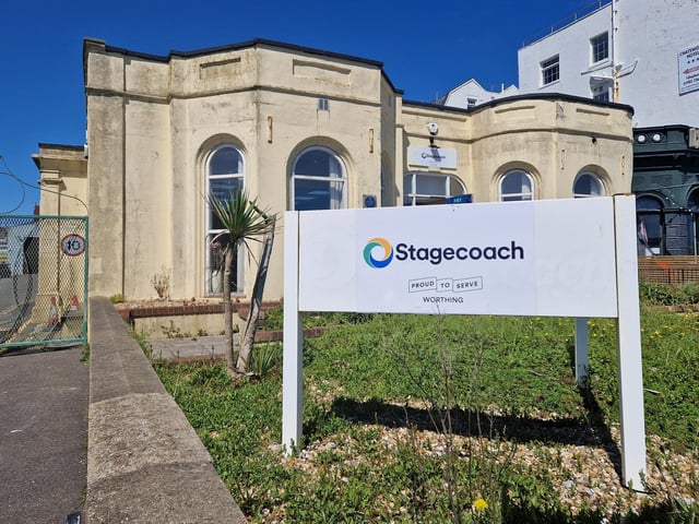 All that remains of the huge Stafford's library, now used by Stagecoach as offices